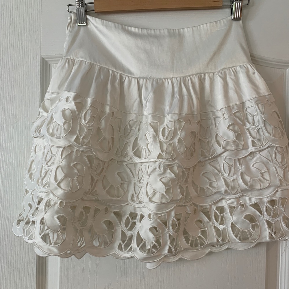 Cute White Skirt Size Medium